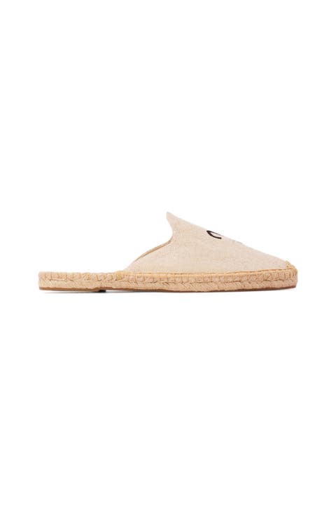 The Smoking Mule Embroidery Espadrille