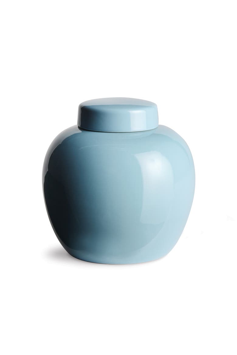 Koa Lidded Jar, Main, color, Blue