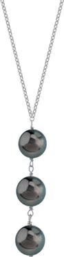 The Pearl Source Tahitian South Sea Pearl Triple Drop Pearl Pendant