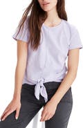Madewell Modern Tie Front Tee