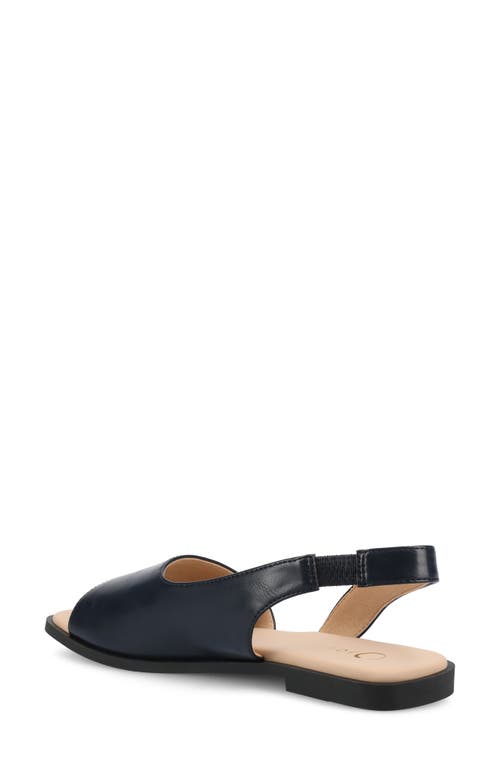Journee Collection Brinsley Slingback Sandal In Navy