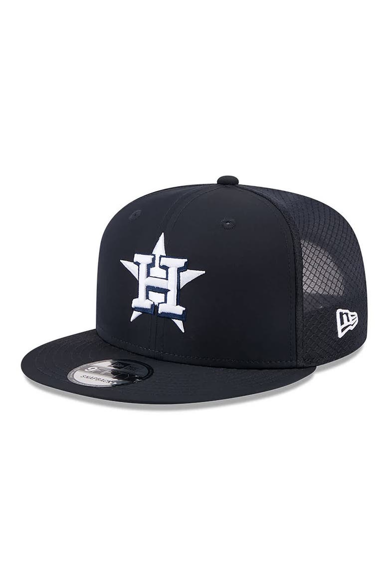 Men's New Era Navy Houston Astros 2026 Batting Practice 9FIFTY Snapback Hat, Main, color, Navy