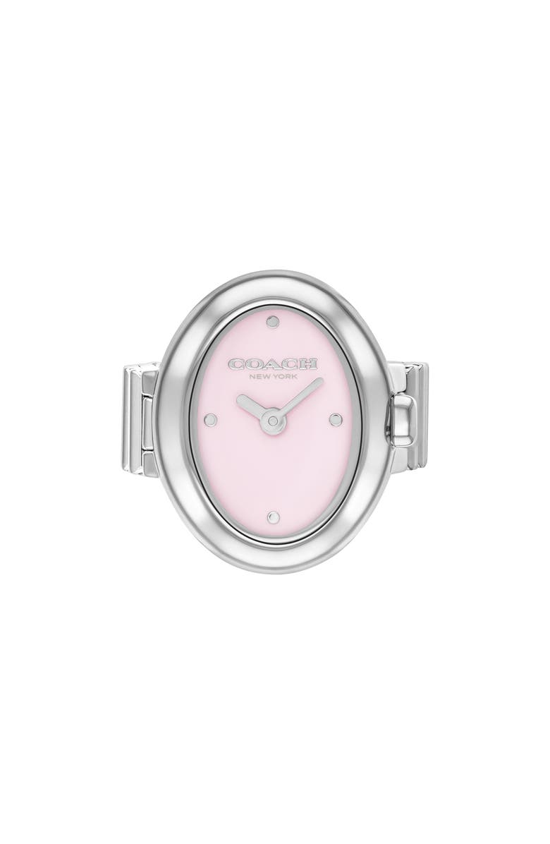 COACH Sammy Ring Watch, 18mm x 22.5mm, Main, color, Blush