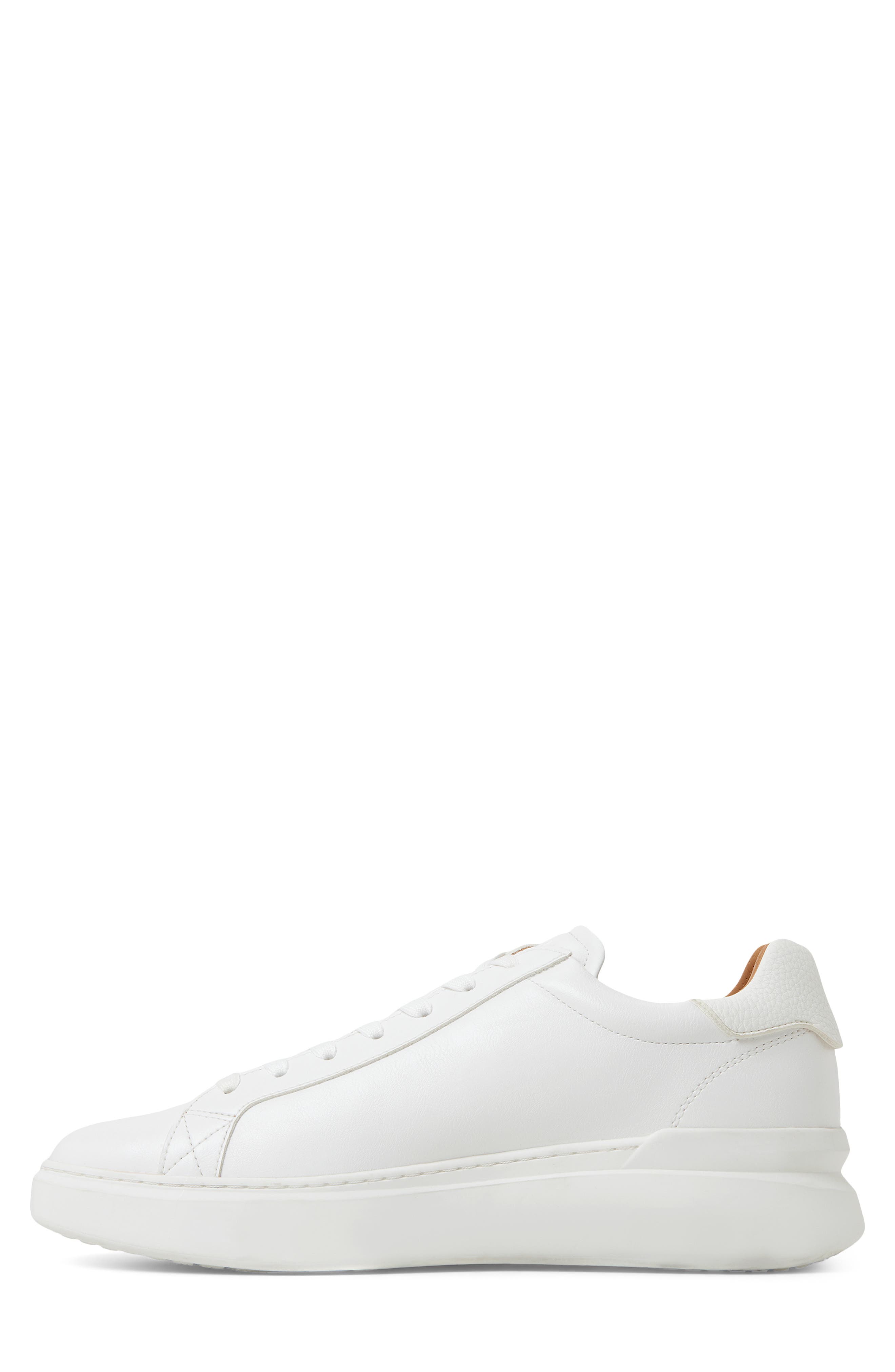Toddy Faux Leather Sneaker, Alternate, color, WHITE