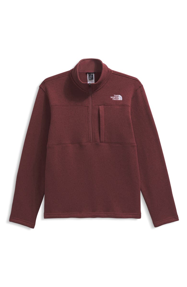 The North Face Gordon Lyons Half Zip Fleece Pullover, Alternate, color, Sumac Heather