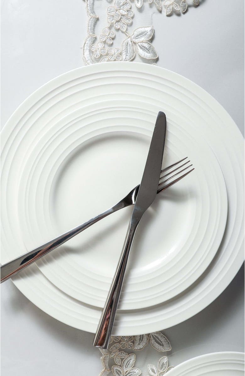 Stone Lain Eleanor Bone China 16-Piec Dinnerware Set, Alternate, color, White