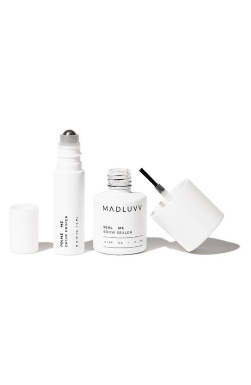 Madluvv Eyebrow Primer & Sealer Duo $38 Value In Clear