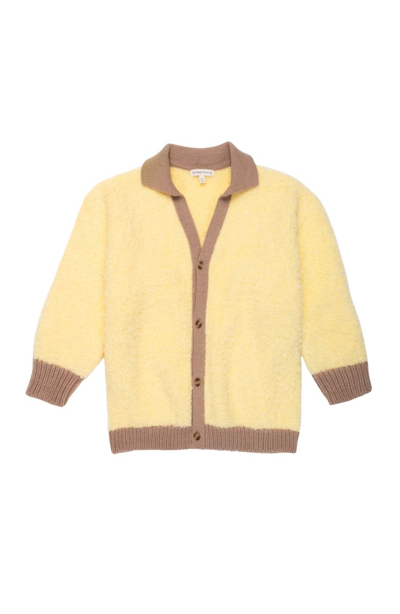 The Sunday Collective Collared Classroom Cardigan, Main, color, Yellow