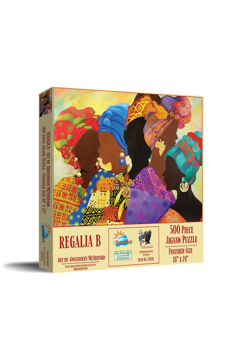 Sunsout Regalia B 500 piece Jigsaw Puzzle for Adults, Main, color, Multicolor