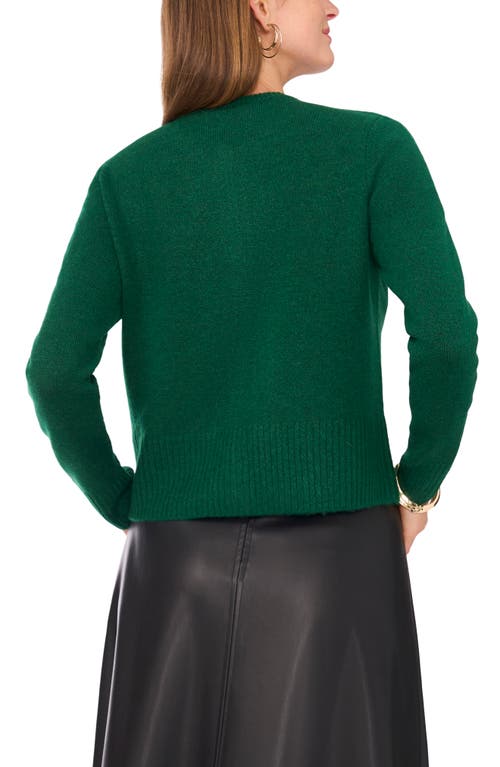 Vince Camuto Button-up Cardigan In Green