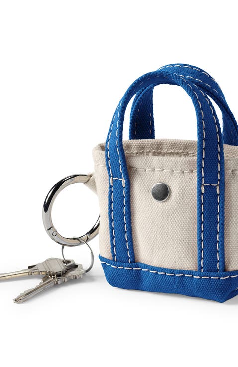 Mini Canvas Tote Charm