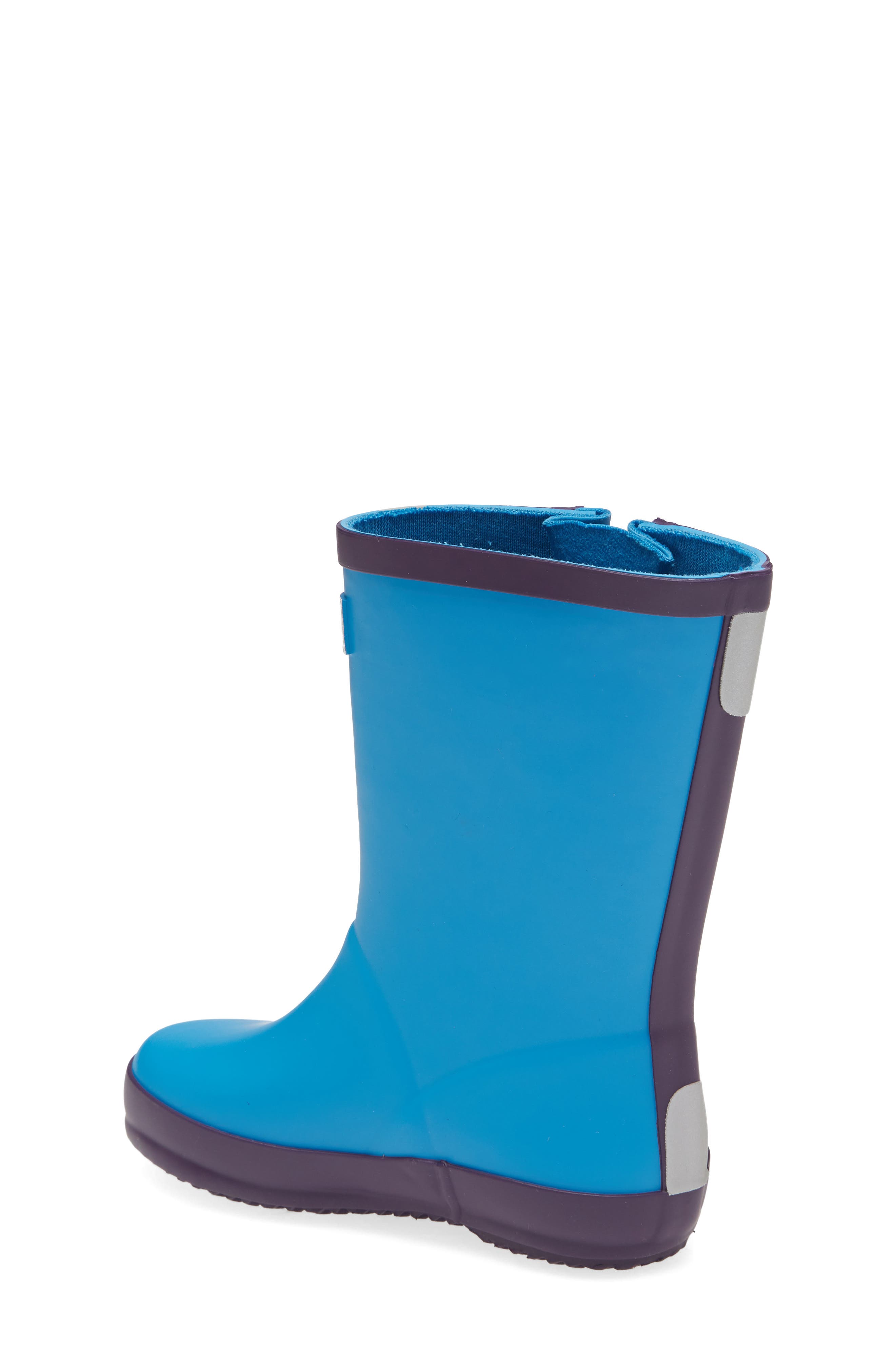 Buckle Strap Rain Boot, Alternate, color, BLUE BOTTLE/ BLUE/ CARGILL