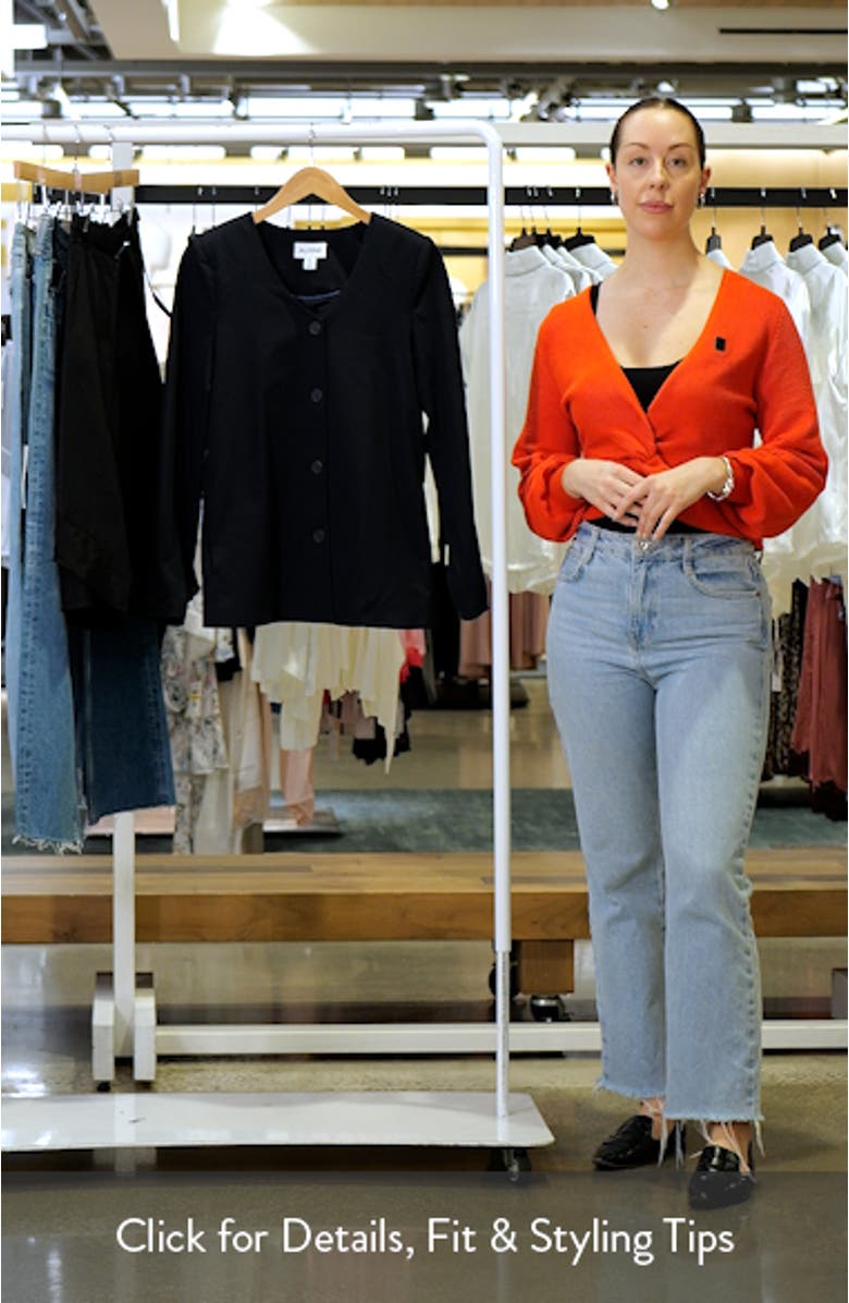 Rae Collarless Jacket, sales video thumbnail