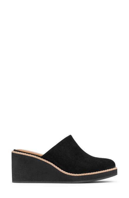 Donald Pliner Wedge Mule In Black
