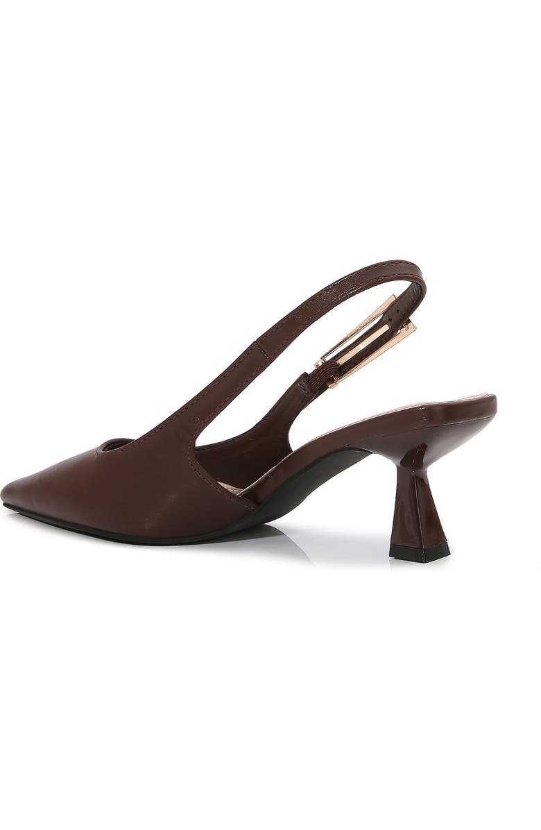 BERNESS Cassandra Slingback Kitten Heel Pump, Alternate, color, Brown