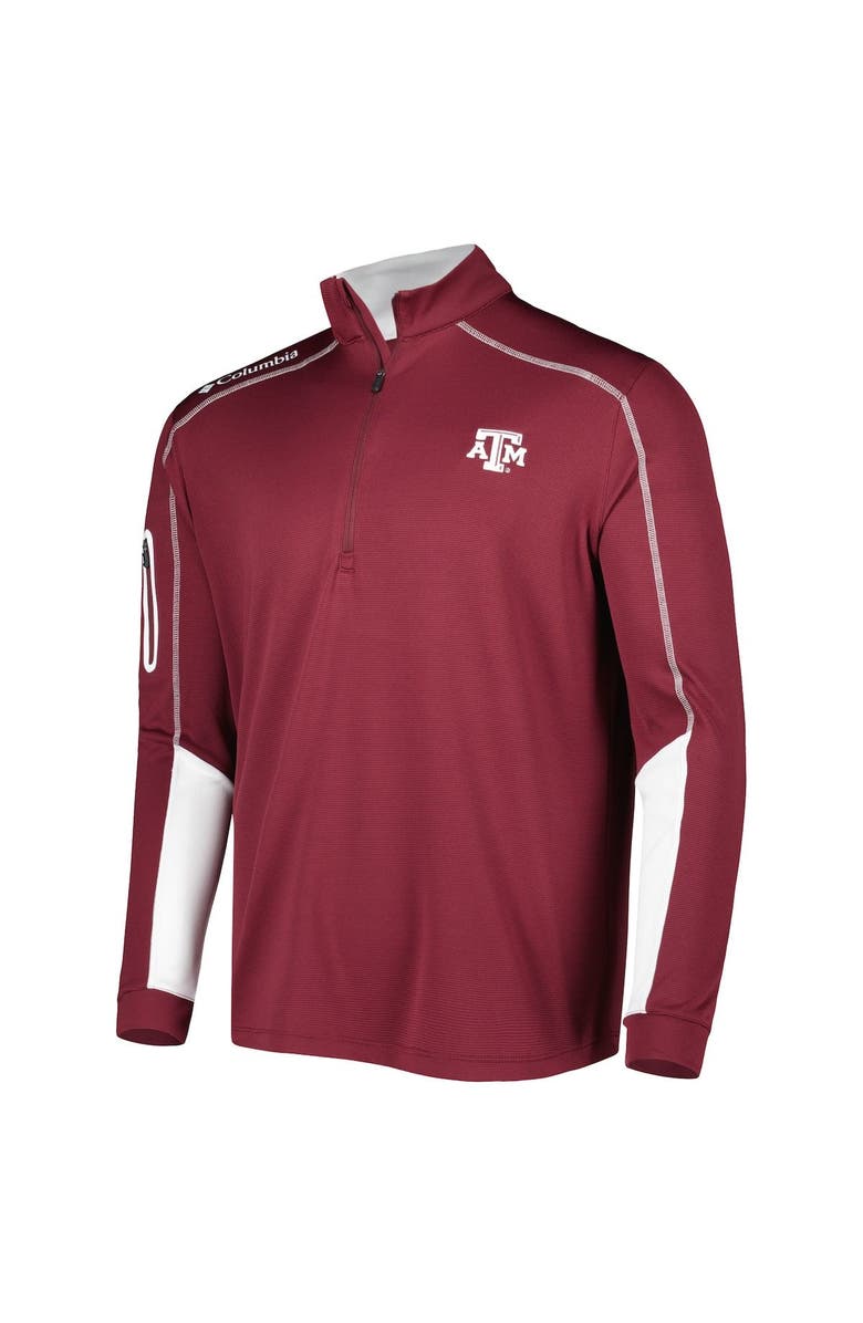 Columbia Men's Columbia Maroon Texas A&M Aggies Shotgun 2.0 Omni-Wick Quarter-Zip Jacket, Alternate, color, Maroon