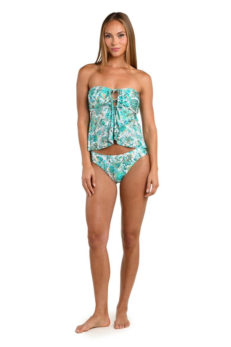 Free Spirit Halter Tankini Top, Alternate, color, BLUE/ GREEN MULTI