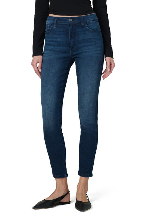 High Waist Ankle Skinny Jeans (Mademoiselle)