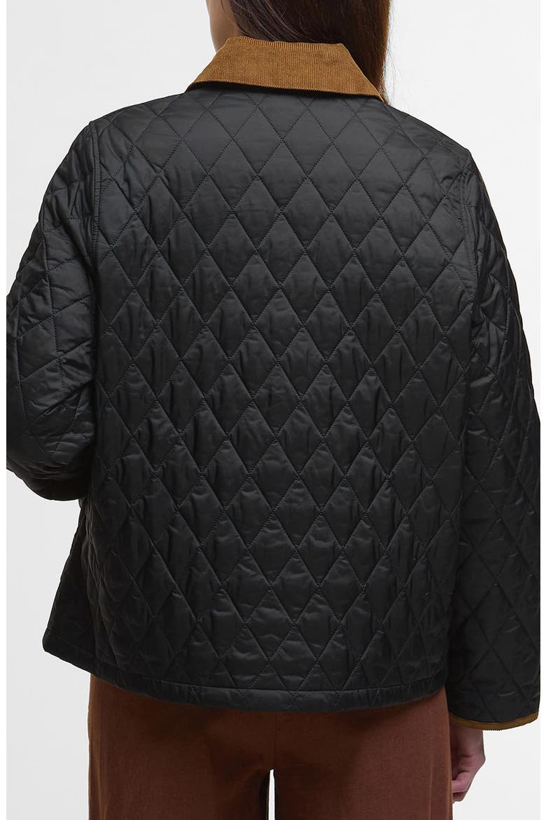 Liddesdale Quilted Barn Jacket, Alternate, color, BLACK/ CLASSIC