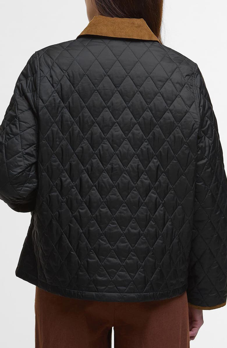 Barbour Liddesdale Quilted Barn Jacket, Alternate, color, Black/ Classic