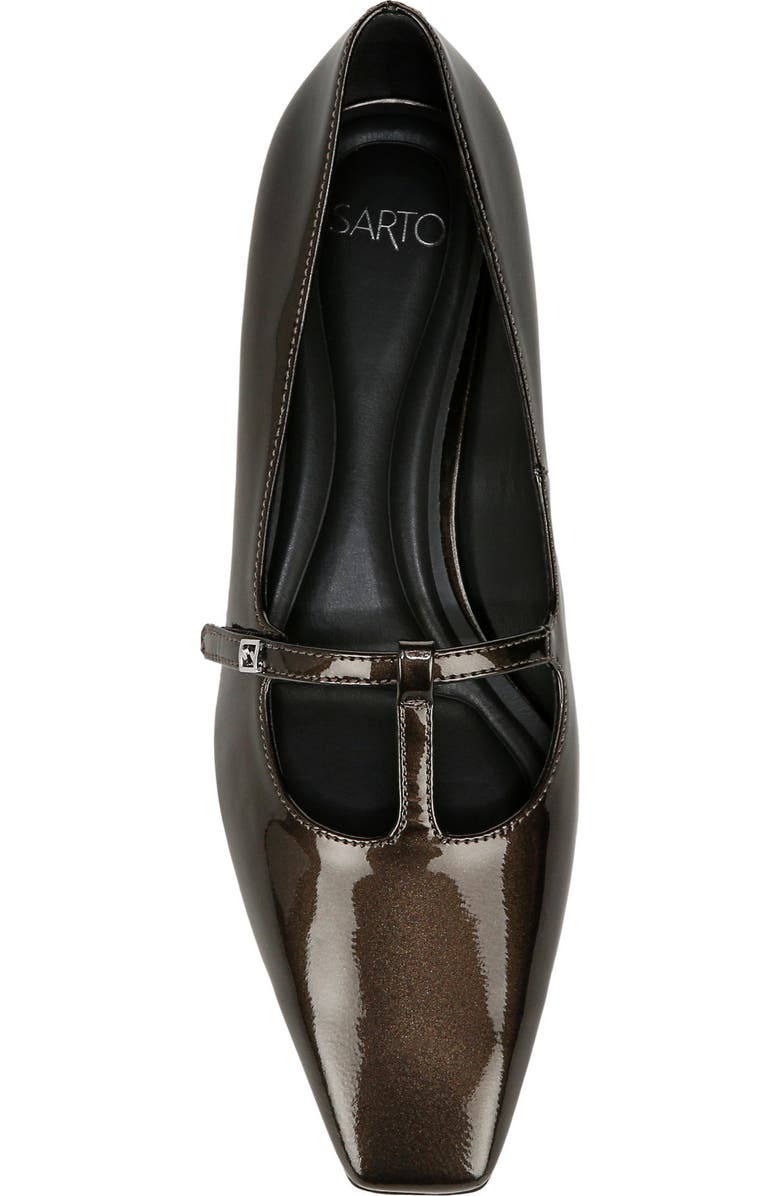 SARTO by Franco Sarto Carmela Square Toe Mary Jane Flat, Alternate, color, Grey