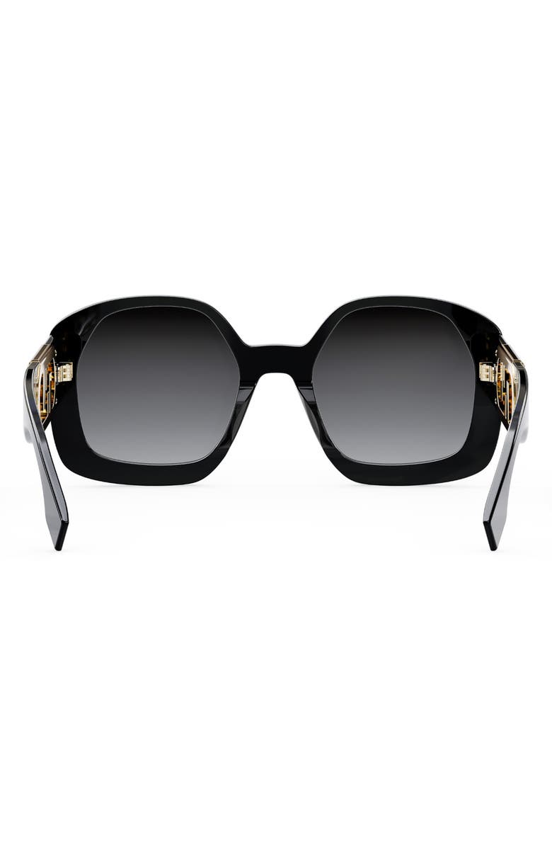 Fendi 'Fendi O'Lock 54mm Geometric Sunglasses, Alternate, color, 