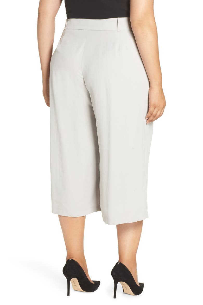 D-Ring Crop Pants, Alternate, color, GREY MICRO