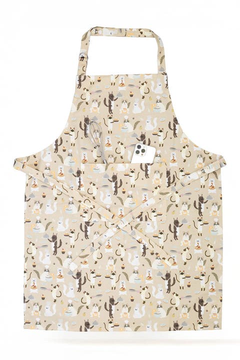 Kitchen Apron for Cat Lovers