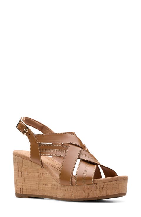 Savina Slingback Wedge Sandal (Women)