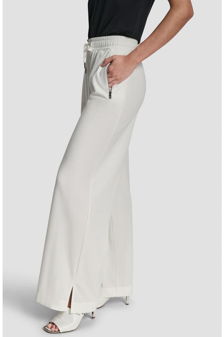 Bank St Wide Leg Pull-On Pants, Alternate, color, IVORY