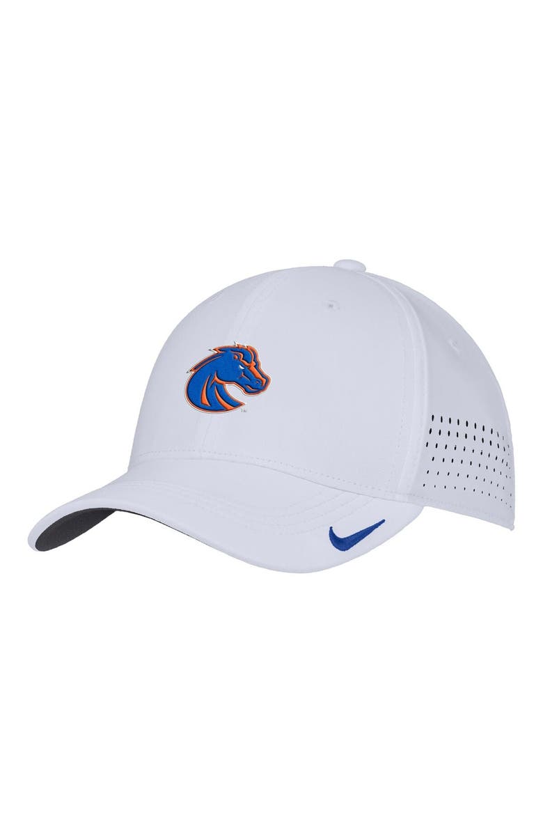 Nike Men's Nike White Boise State Broncos 2025 On-Field Performance Flex Hat, Alternate, color, White