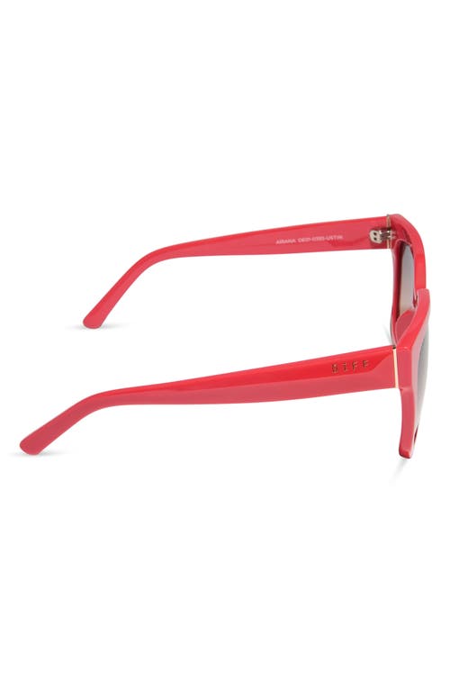 Diff Ariana 54mm Gradient Square Sunglasses