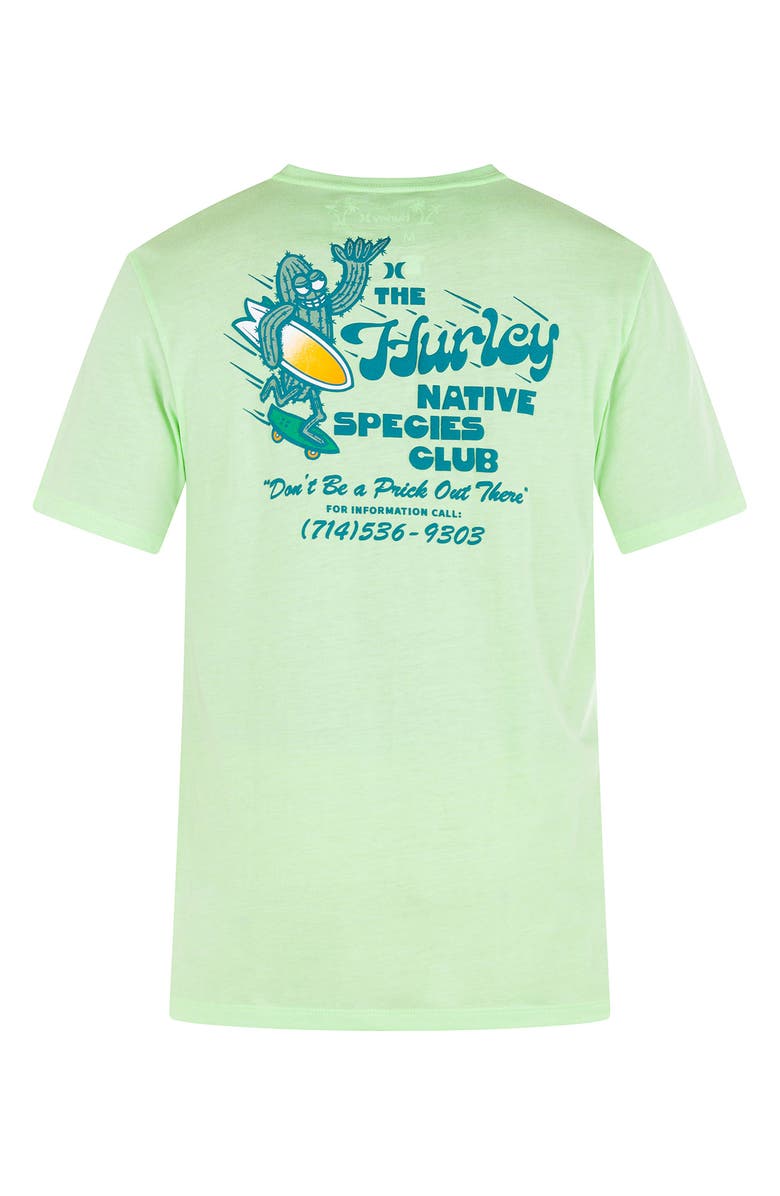 Hurley Everyday Shakti Graphic T-Shirt, Alternate, color, Bright Green
