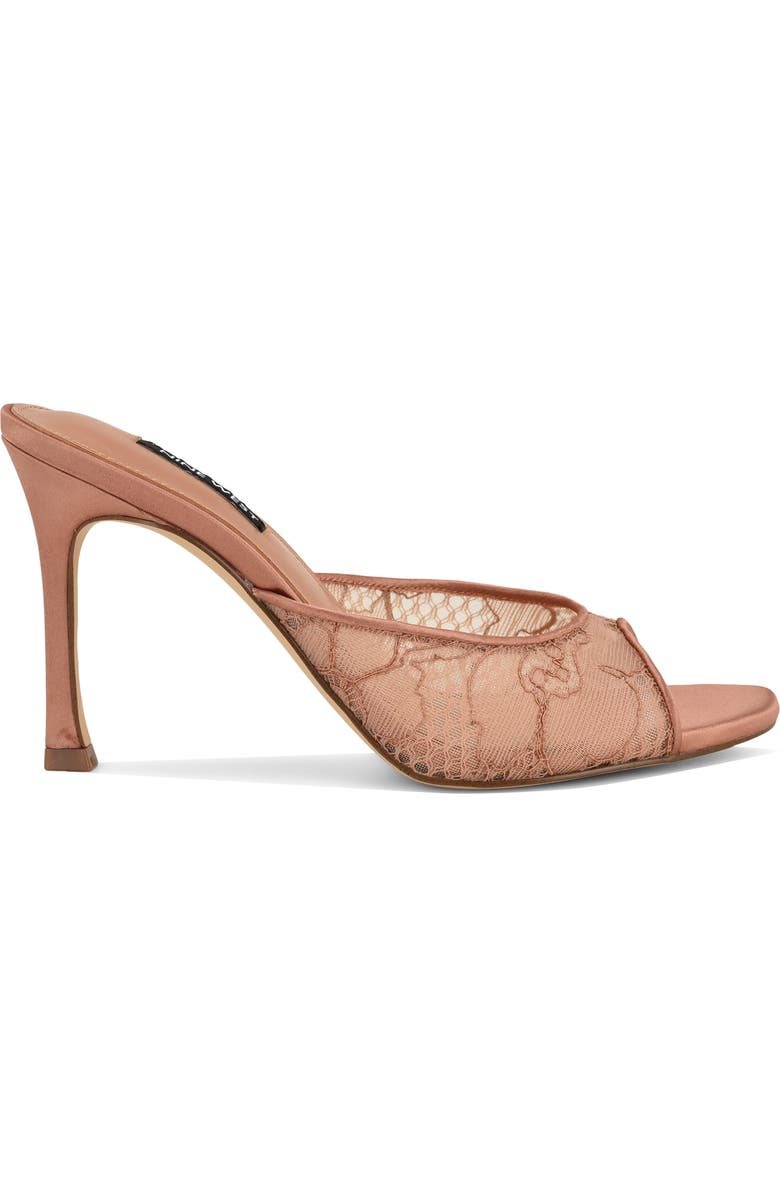 Nine West Kiscop Lace Slide Sandal, Alternate, color, Light Natural