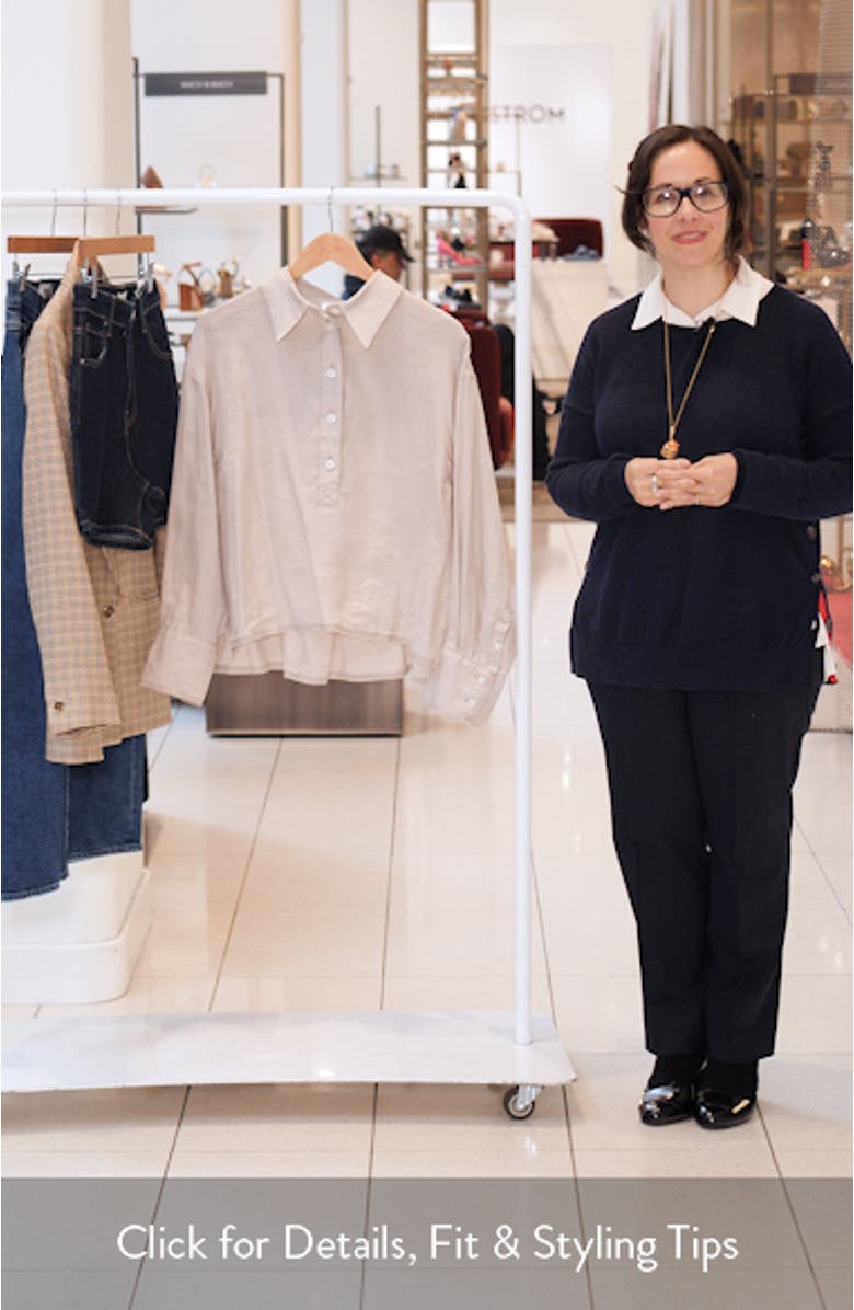 Nina Linen Popover Shirt