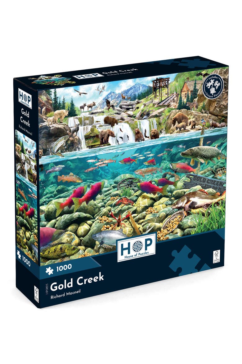 Gold Creek 1,000-Piece Jigsaw Puzzle, Alternate, color, MULTI