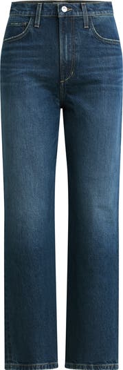 The Valentina High Waist Ankle Straight Leg Jeans