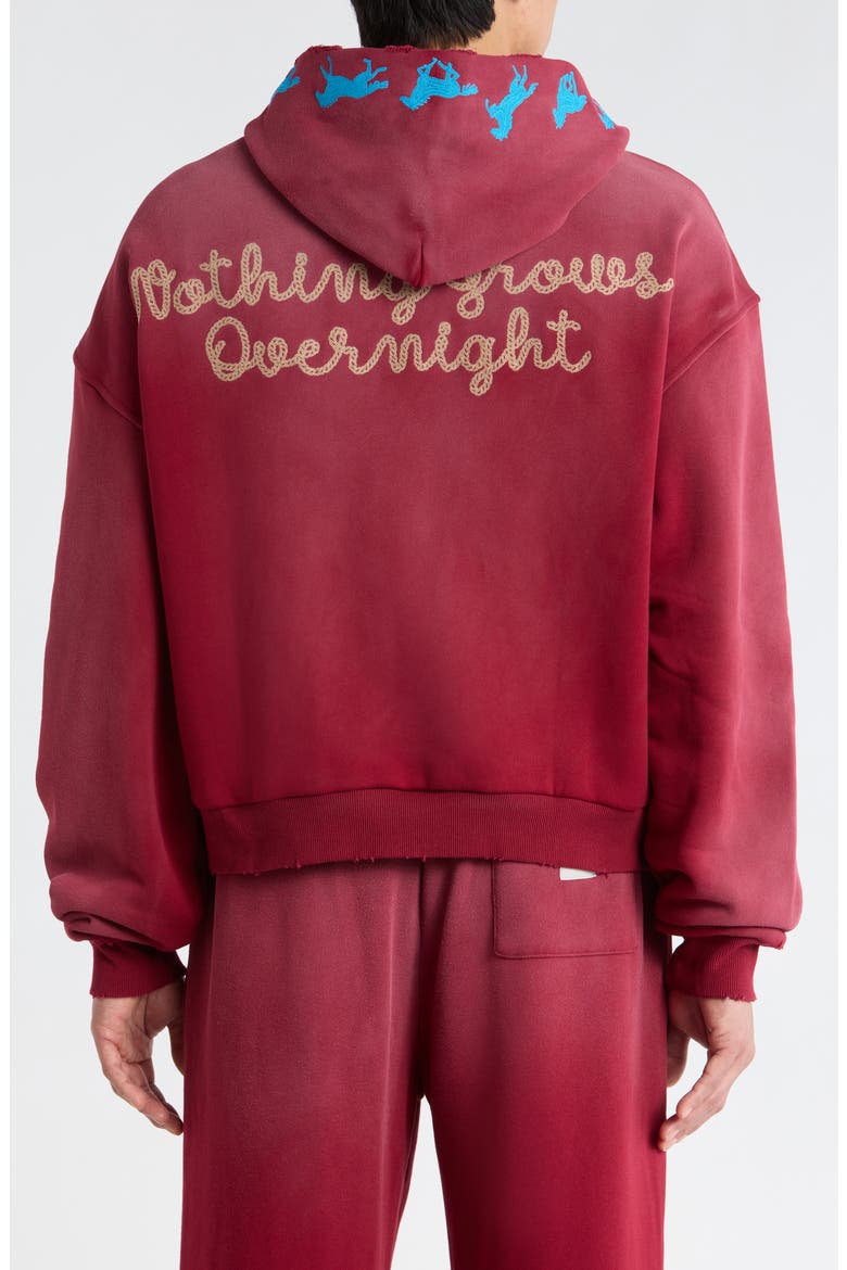Running Horse Hoodie, Alternate, color, MAROON