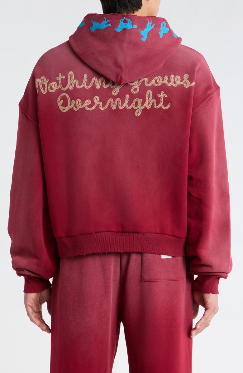 N.G.O. Running Horse Hoodie, Alternate, color, Maroon
