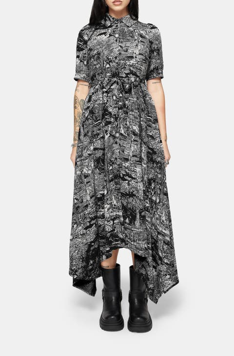 Nara Boudicca Printed Shirt Dress