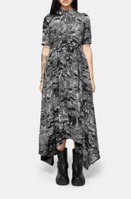 Disturbia Nara Boudicca Printed Shirt Dress