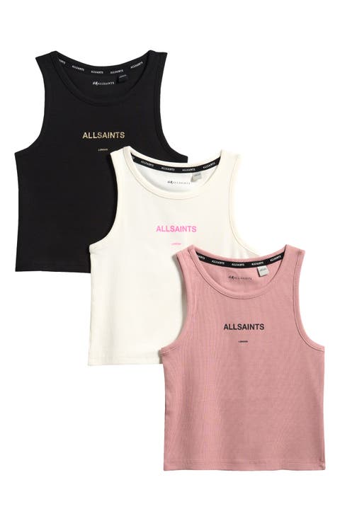 Kids' 3-Pack Assorted Logo Tanks (Little Kid & Big Kid)