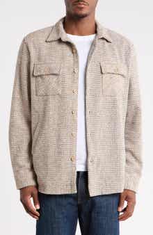 Herringbone Shirt Jacket
