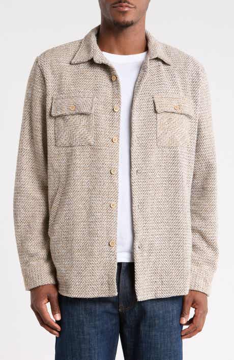 Herringbone Shirt Jacket