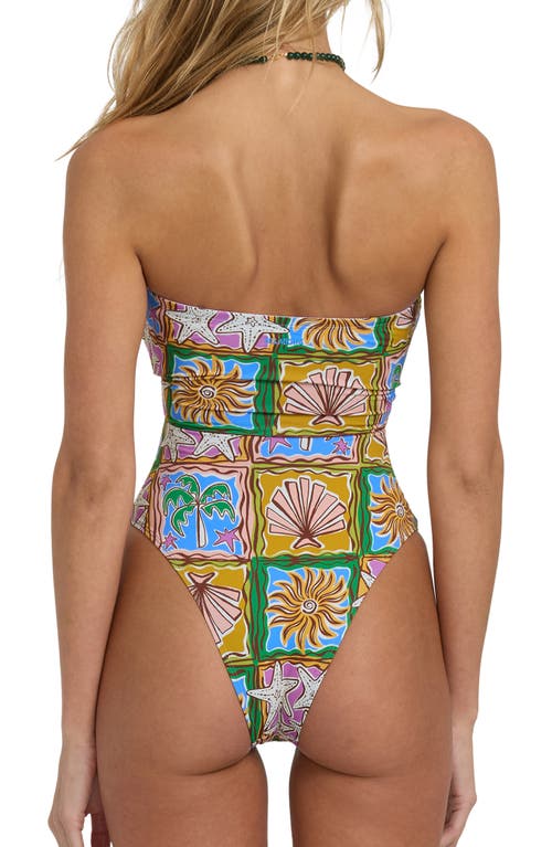 Billabong Heat Dream Andrew Cutout One-piece Swimsuit In Blue