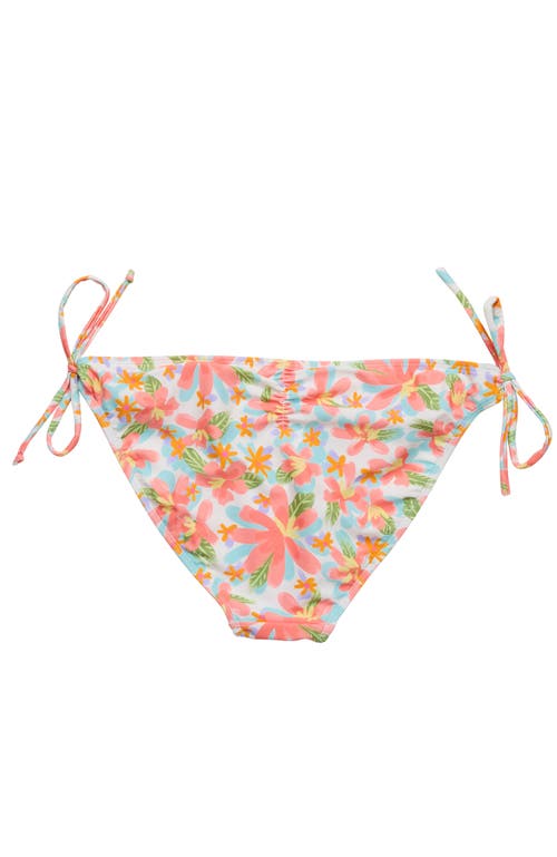 Snapper Rock Sustainable Side Tie Bikini Bottom In Multi