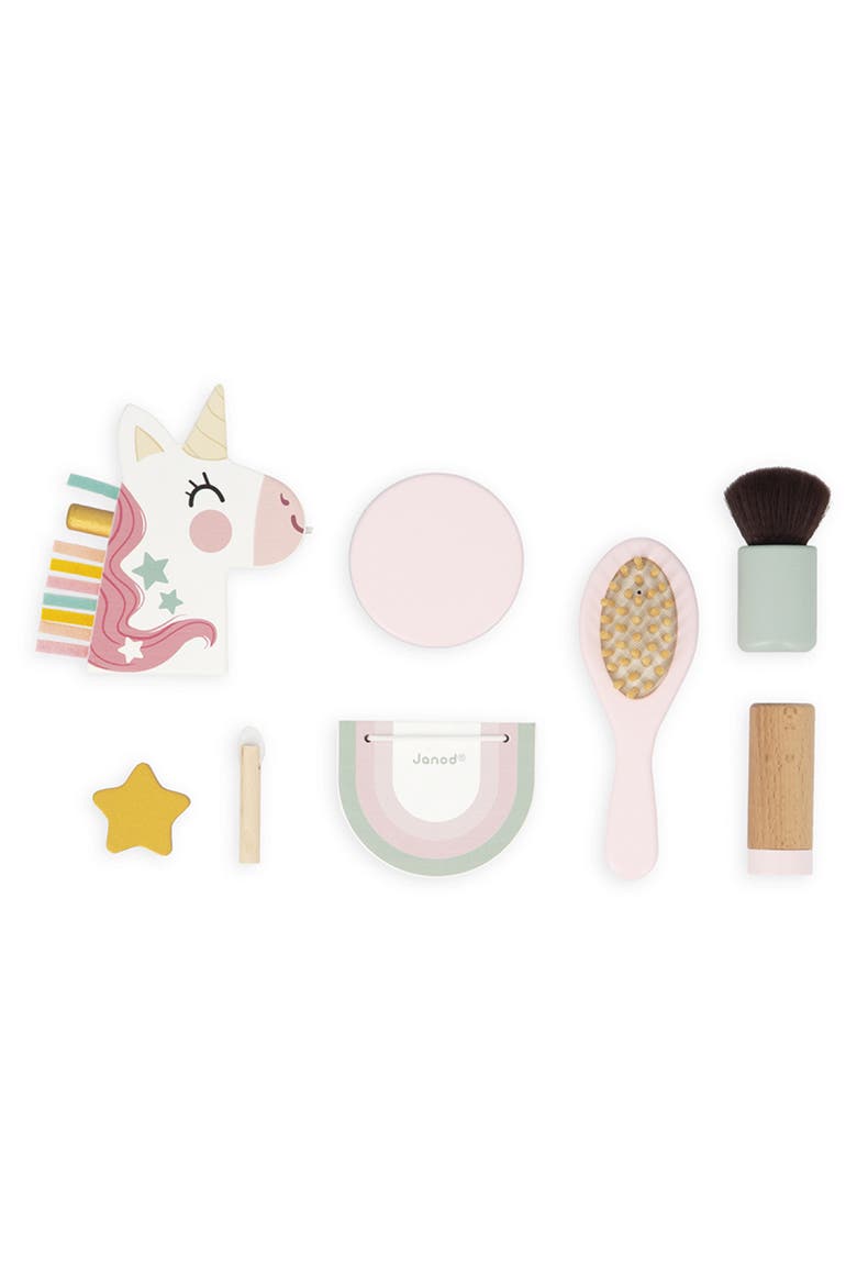 Unicorn Mini Dressing Table Toy, Alternate, color, WHITE