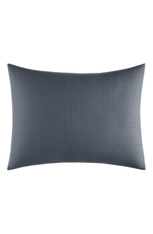 Vera Wang Waffle Pique Duvet Cover & Sham Set In Midnight Blue