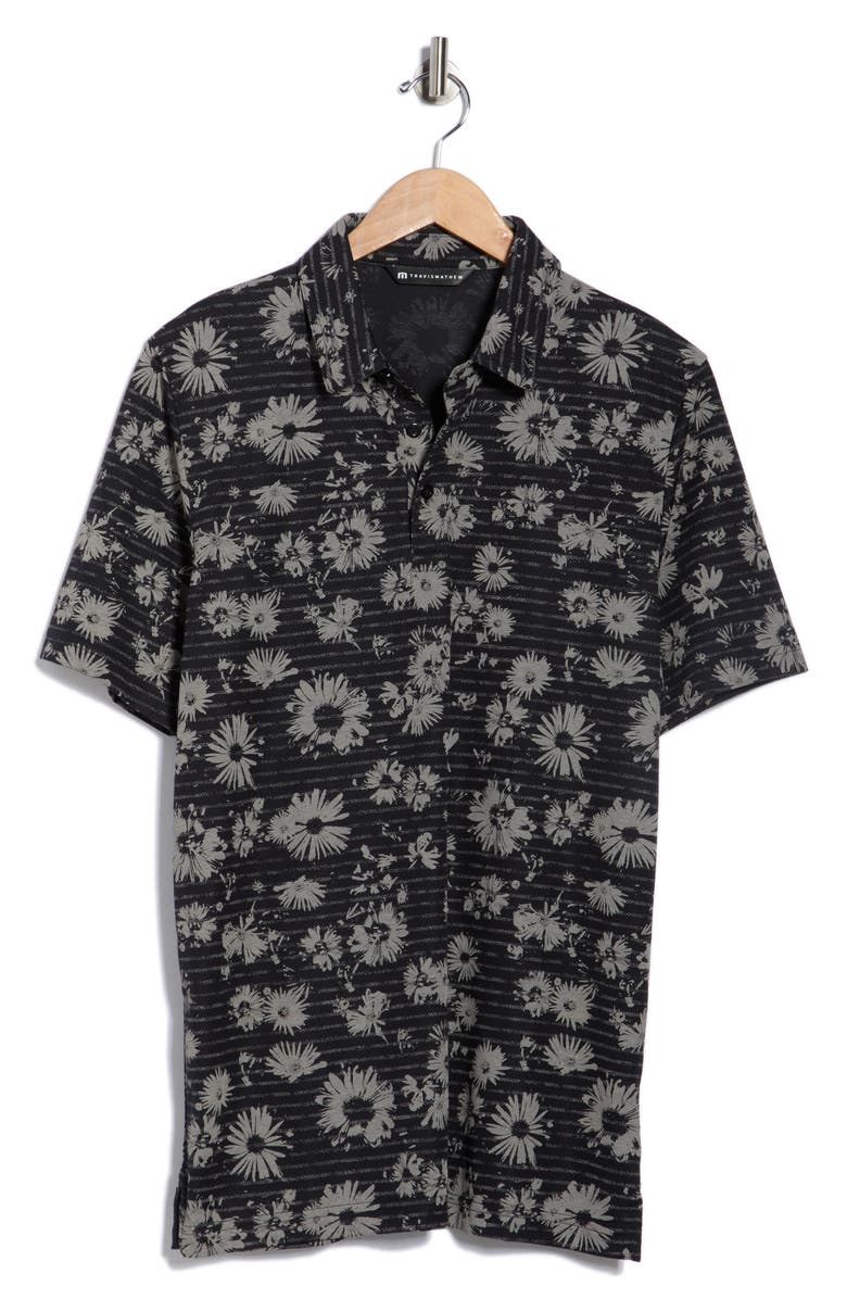 TravisMathew Shaded Grove Polo, Alternate, color, Black