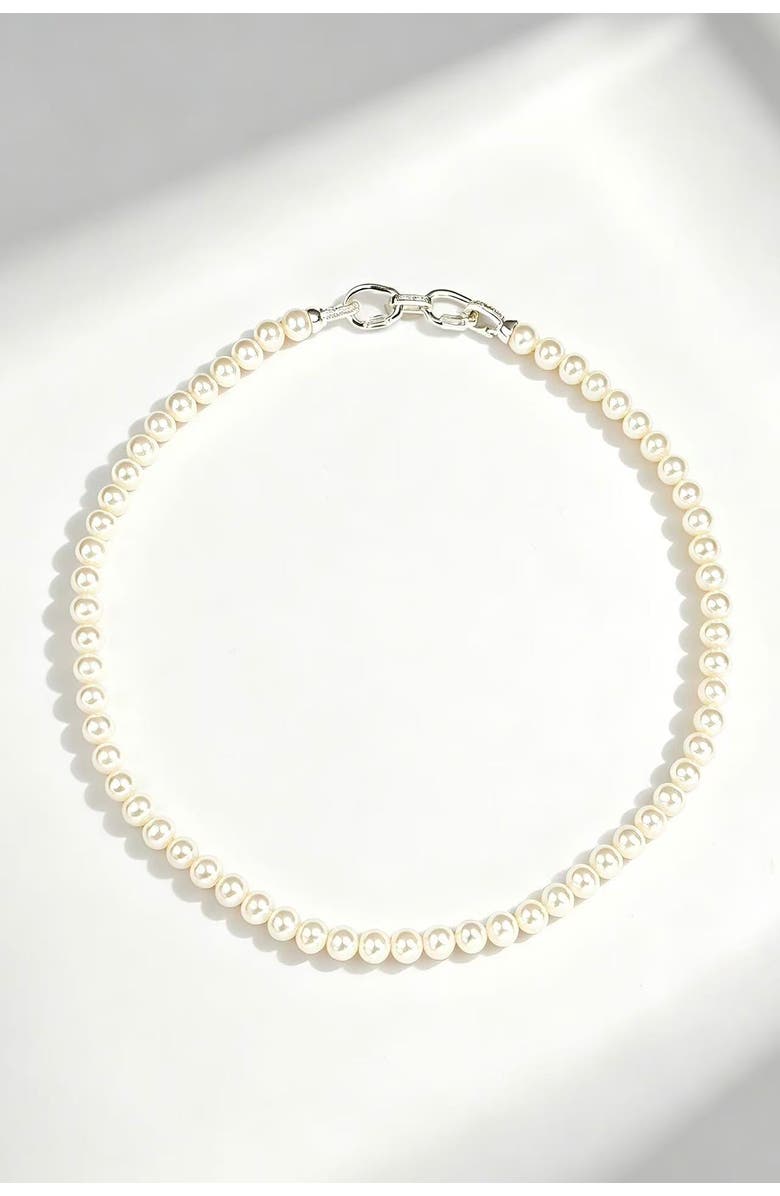 Classicharms Audrey Ocean Pearl Necklace, Main, color,